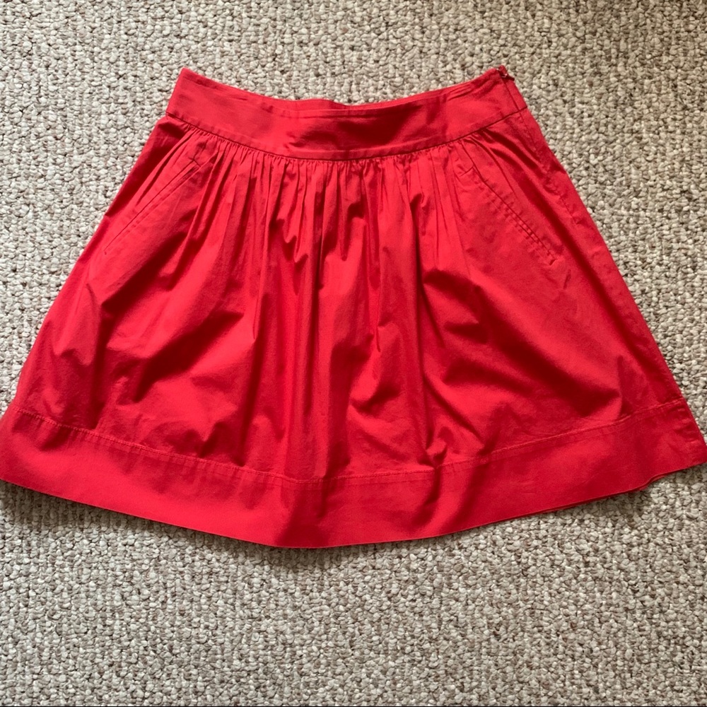 Gorgeous A-Line Red Banana Republic Skirt